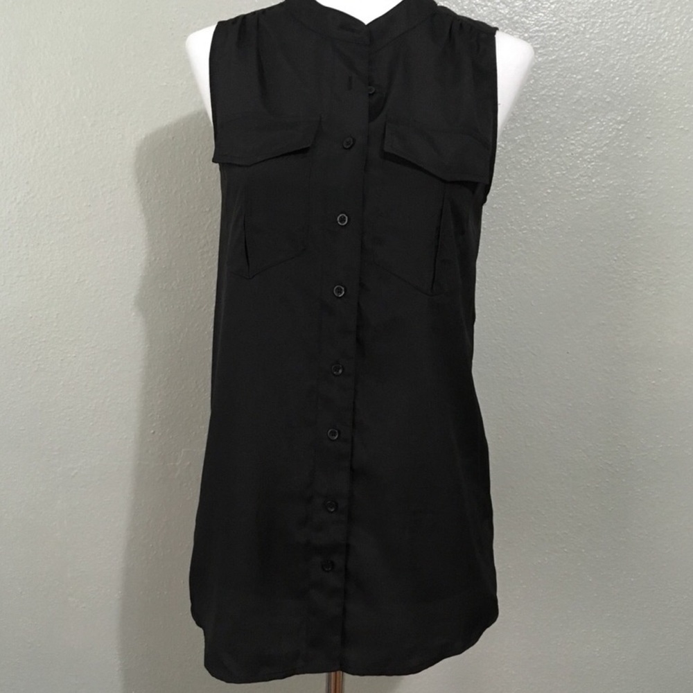 J. Crew Draped sleeveless Pocket button-down tank0 - Picture 6 of 6